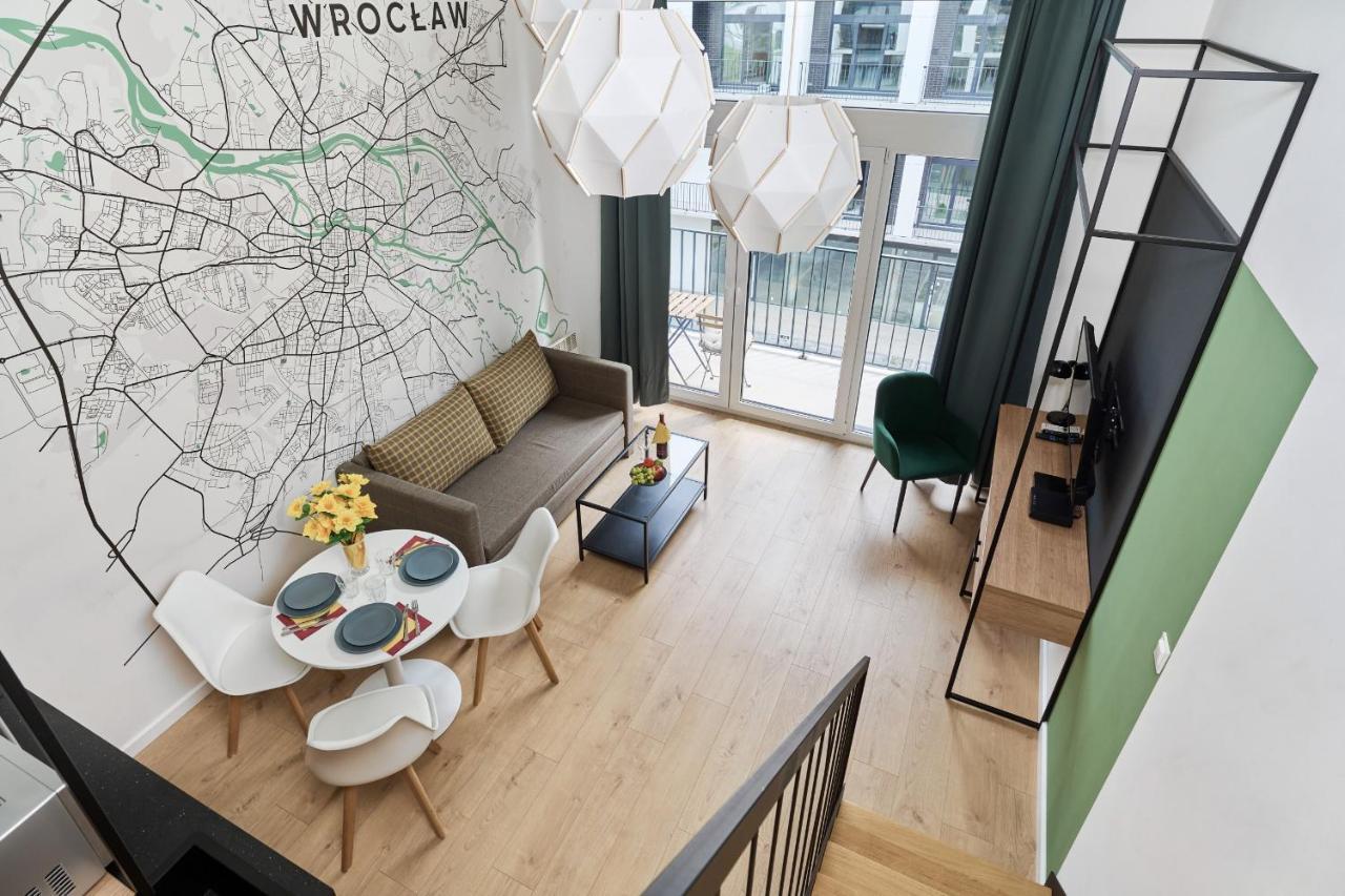 Mezzanine Studio Apartments Zarembowicza Wroclaw Airport By Renters 외부 사진