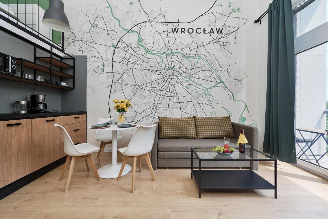 Mezzanine Studio Apartments Zarembowicza Wroclaw Airport By Renters 외부 사진