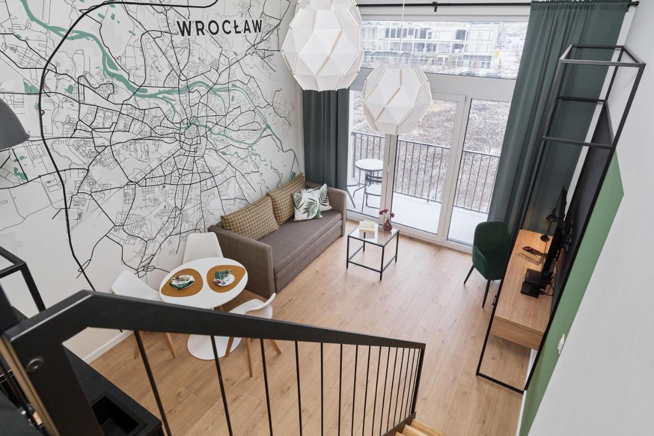 Mezzanine Studio Apartments Zarembowicza Wroclaw Airport By Renters 외부 사진