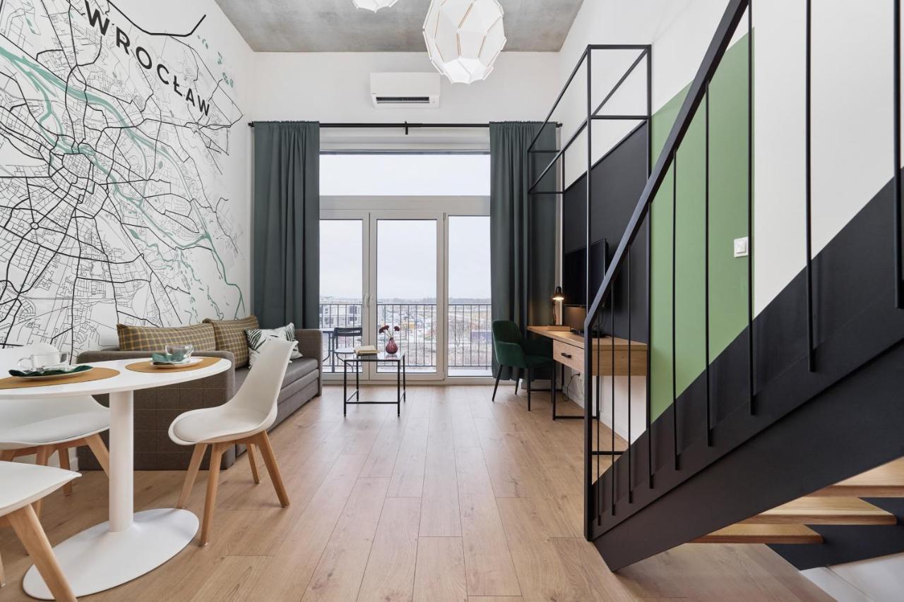 Mezzanine Studio Apartments Zarembowicza Wroclaw Airport By Renters 외부 사진